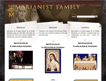 Tablet Screenshot of marianist.org